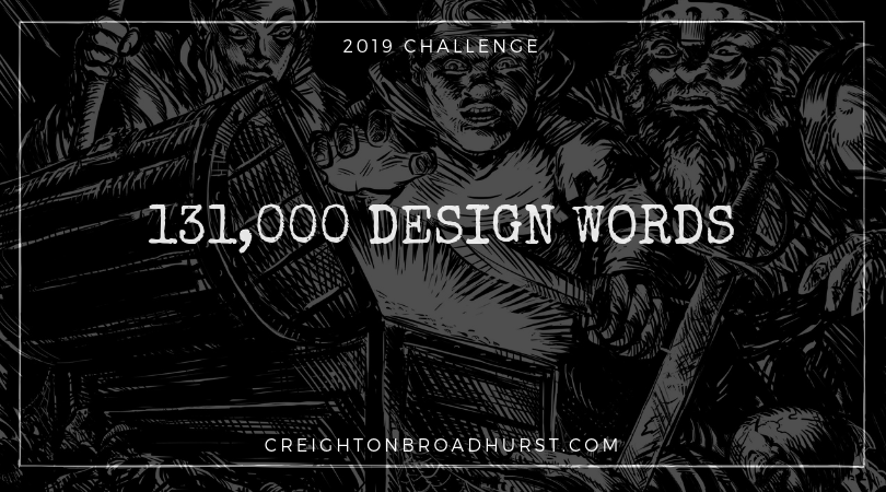 I’ll Write 131,000 Design Words in 2019